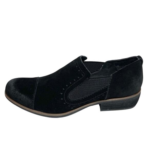 Korks Kork-Ease 'Gertrude' Women's 7.5M Black Suede Slip On Comfort Shoe - Picture 1 of 7